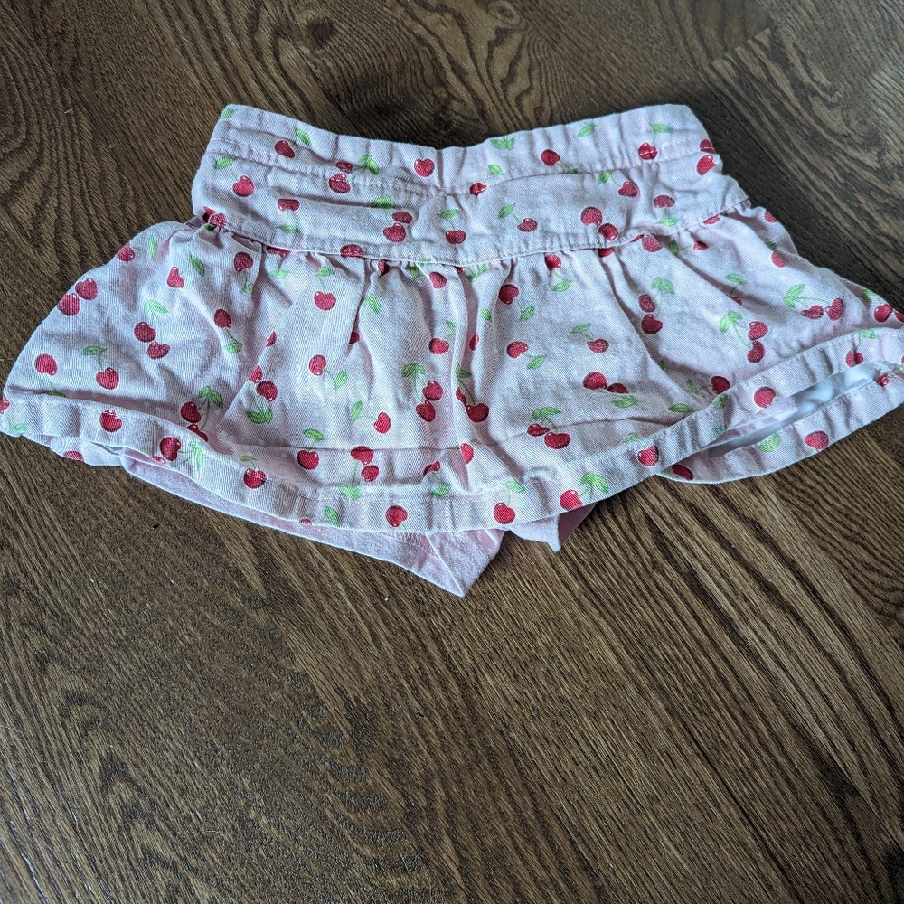 Nick Jr Cute Pink Cherry Toddler Skort